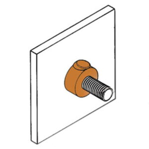 Stud to Vertical Steel Surface